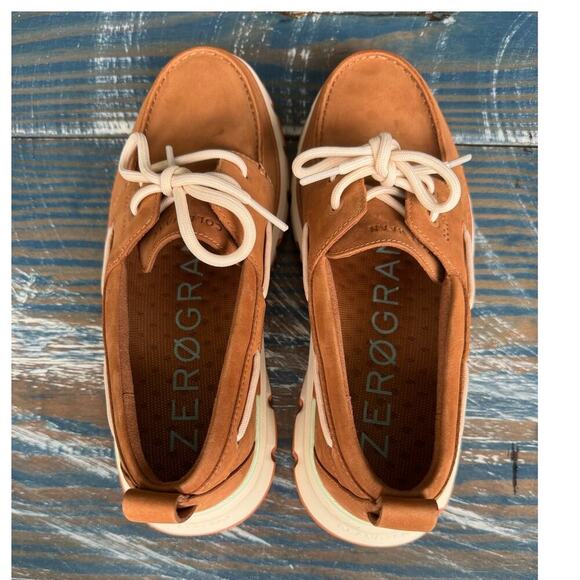 Cole Haan Zerogrand Regatta Boat shoe, Womens size 9, Tan, NWOT - Picture 8 of 9